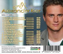 Alexander Rier: Liebe ist mehr..., CD (Rückseite)